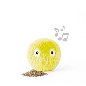 Nunbell Catnip Yellow Pom-Pom with Voice macskamenta labda tücsökhanggal 6cm